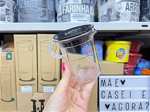 Jarrinha Premier 200 ml Transparente e Preto