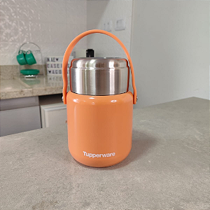 Pote Térmico com Colher 1 Litro Salmão