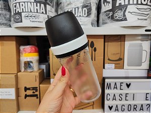 Polvilhador Allegra Preto e Branco