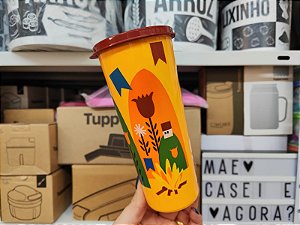 Copo com Tampa 470 ml Festa Junina