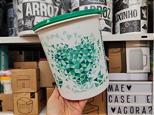 Tupper Caixa 3,7 Litros Coração Verde