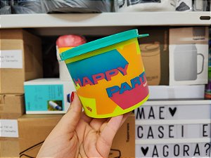 Tupper Redondinha 500 ml Neon Party