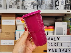 Copo Colors com Tampa 350 ml Rabanete