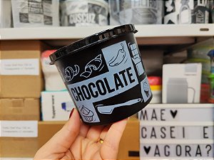 Tupper Redondinha Chocolate Pop Box 400 ml