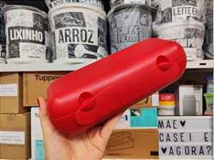 Porta Lanche Retangular Vermelho