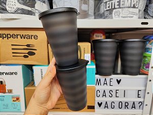 Kit 4 Unid Copo Murano Preto