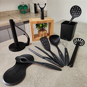 Kit 11 Peças Utensílios Ideal Black