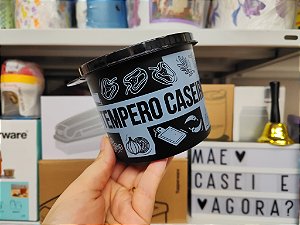 Tupper Redondinha Tempero Caseiro Pop Box 500 ml