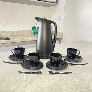Kit 5 Peças Café Preto