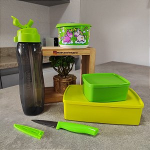 Kit 5 Peças Verde Importado