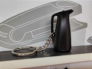 Chaveiro Garrafa Termica Preta