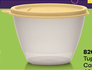 Tupper Caçulinha 400 ml Tampa Amarela