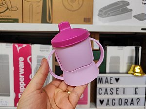 Copinho com Bico e Alça 150 ml Rosa