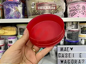 Kit 2 Unid. Forma Burguer Express Tradicional Vermelho