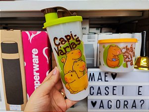 Kit 2 Peças Capivaras - Copo e Redondinha