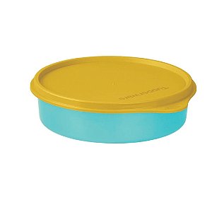 Tupper Pratinho 500 ml Azul e Amarelo