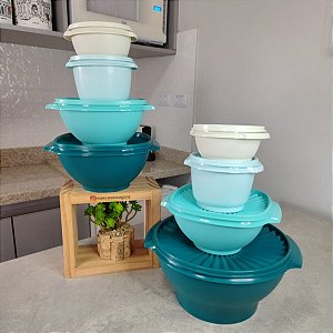 Kit 8 Peças Tigela Sensação Verde
