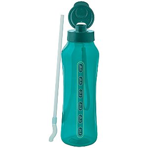 Garrafa Aquavibe com Canudo Flexível 1,2 Litros Mistério