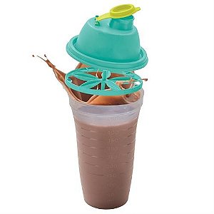 Quick Shake II 500 ml Transparente com Tampa Verde