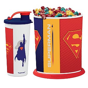 Kit 2 Peças Superman - Instantanea + Copo
