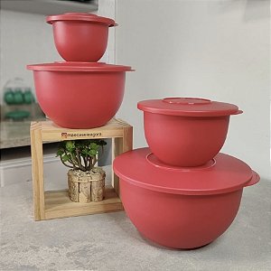 Kit 4 Peças Murano Pimenta