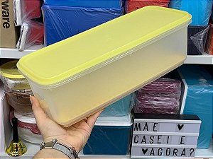 Super Caixa 4,3 litros Transparente com Tampa Amarela