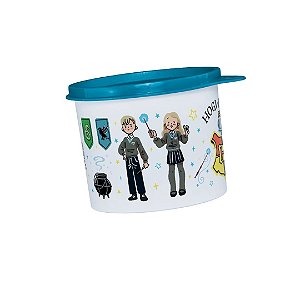 Tupper Caixa Redondinha 500 ml HP Casas de Hogwarts