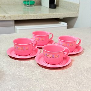 Kit 4 peças Xícara Cupcake 150 ml