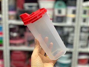 Modular Liquido 650 ml Transparente com tampa Vermelha