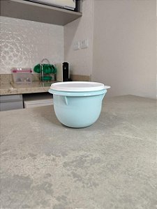 Batedeira 1 Litro Verde Claro e Tampa Branca