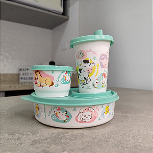 Kit 3 Peças Baby Fazendinha