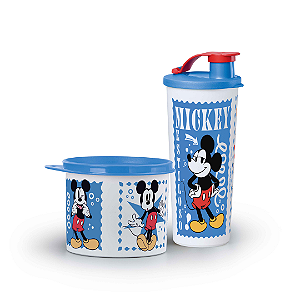 Kit 2 Peças Pop Mickey - Copo e Redondinha