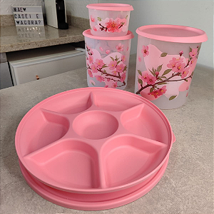 Kit 4 Peças Servir Cerejeiras