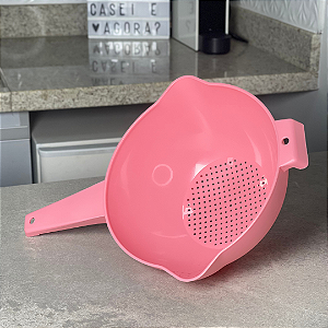 Escorredor Indispensável 1,8 Litros Rosa Quartzo