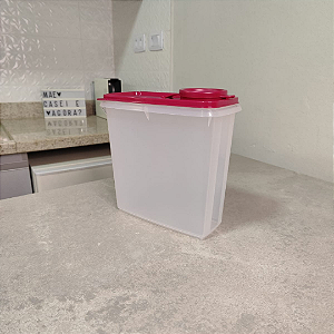 Porta Cereal 2,8 Litros Tampa Vinho