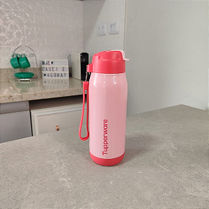 Garrafa Térmica com Canudo 510 ml Pink