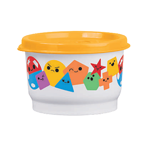Potinho 140 ml Baby Encaixe Geométrico