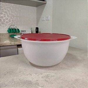 Mega Criativa 10 Litros Levemente Translúcida e Tampa Vinho