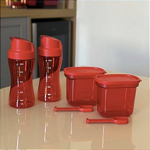 Kit 4 Peças Armazenar e Servir - Pote Umami e Dispenser