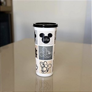 Copo 470 ml com Tampa Mickey e Minnie Clássicos