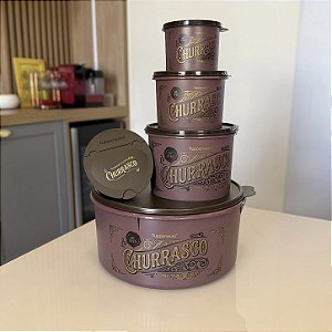 Kit 5 Peças Churrasco Supremo
