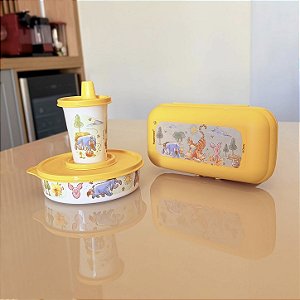 Kit 3 Peças Pooh Aquarela