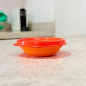 Mini Pragelinha com Tampa Laranja - Miniaturas Tupperware