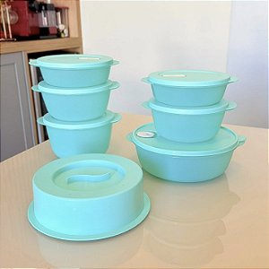 Kit 7 Peças Cristalwave Verde