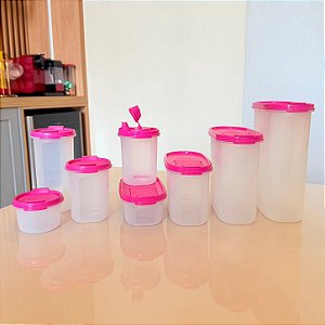 Kit 8 Peças Modular Rosa