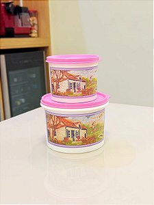 Kit 2 Peças Tupper Caixa Tela