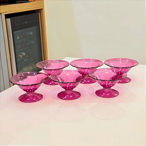 Kit 6 Unid. Tacinha Premier Rosa 175 ml