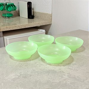 Kit 4 Unid. Tigelinha Ideal 400 ml Verde Primavera