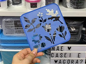 Stencil Variados Azul