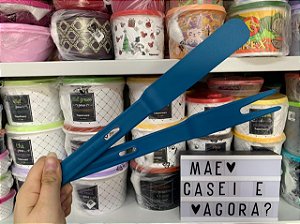 Kit 2 Peças 3 em 1 - Espátula Fina + Garfo Turmalina